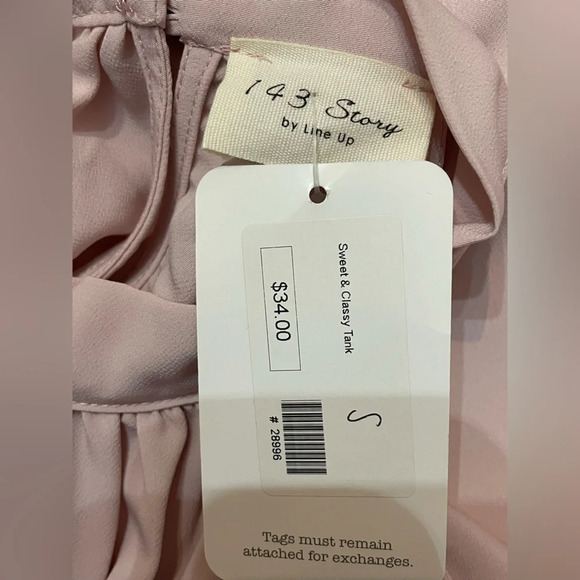 1.4.3. Story by Line Up Pink Halter Blouse - Picture 6 of 7